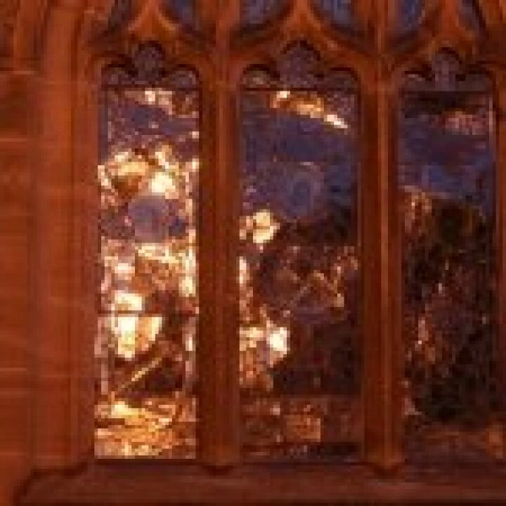 tarvin church window