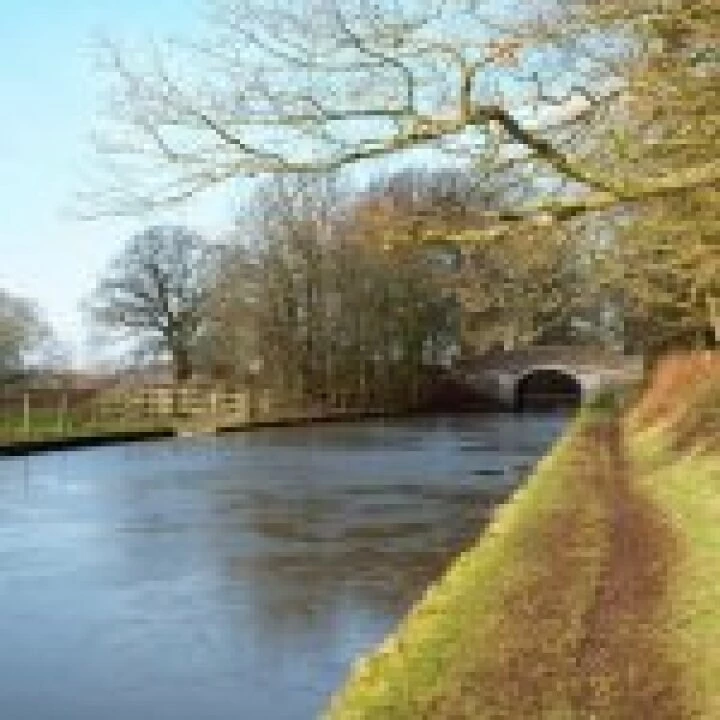 Canal at Cheshire – Shropshire border south of Audlem