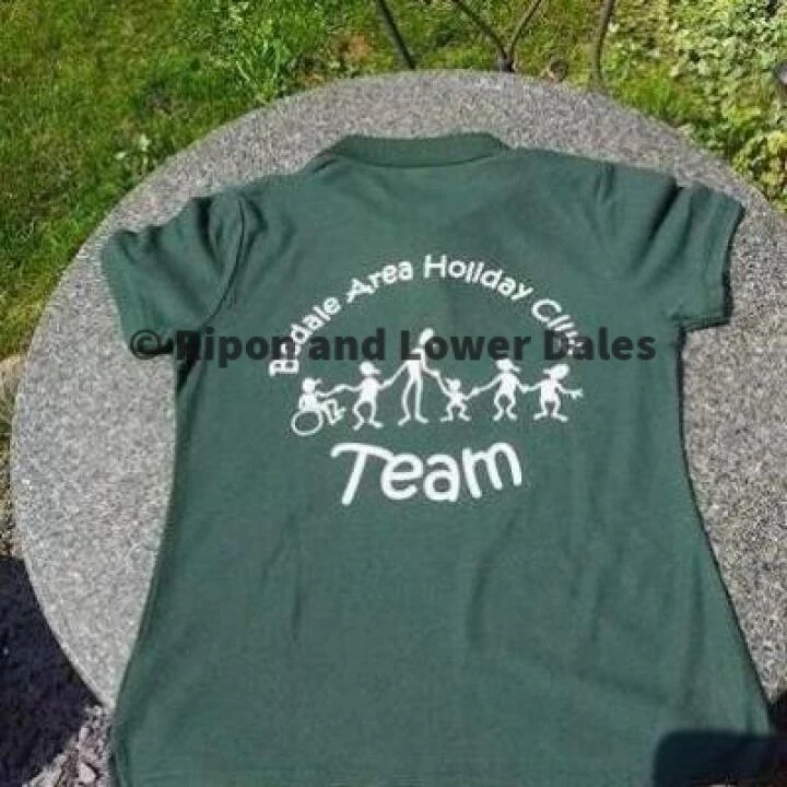 Bedale Area Holiday Club t shirt