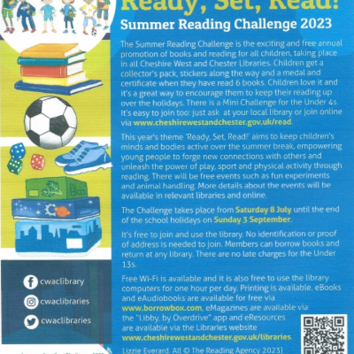 Tarvin Library Reading Challenge 2023 PhotoScan