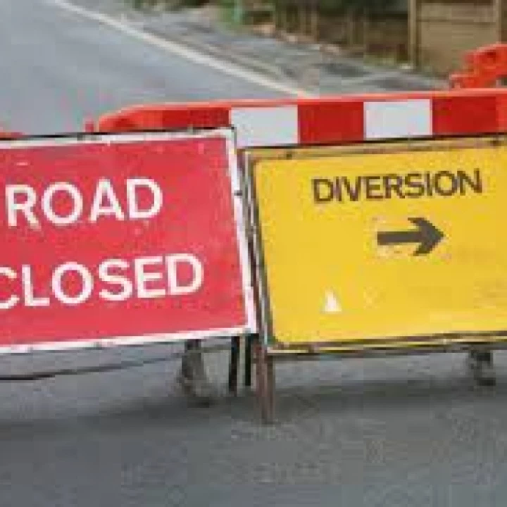 Road Closed Sign
