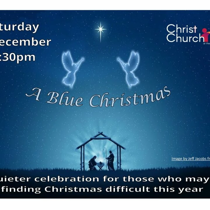 Blue Christmas Poster Dec 24