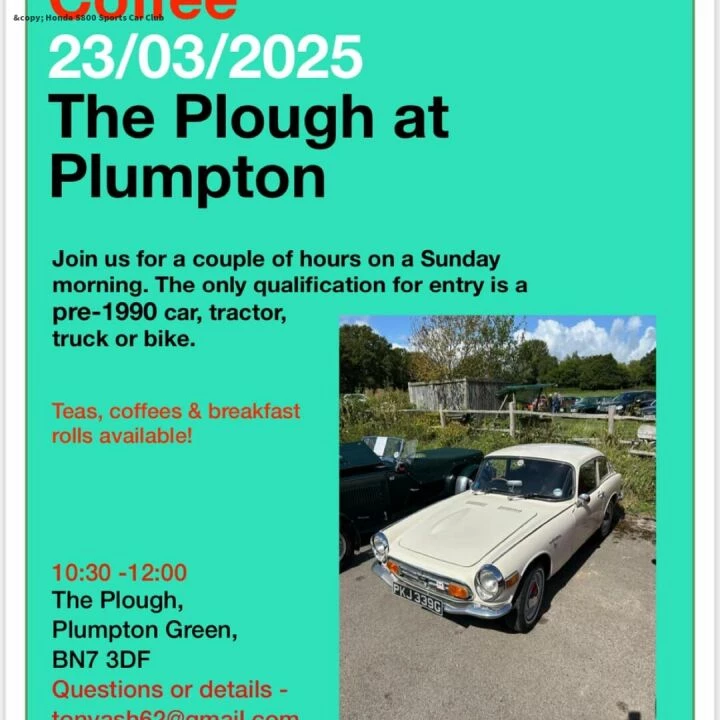 Classics Cars and Coffee at Plumpton