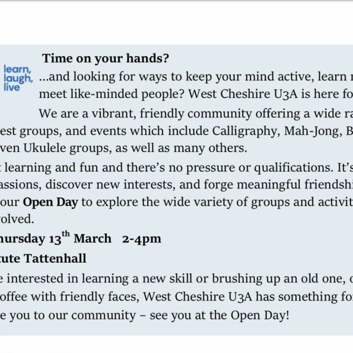 u3a Open Day