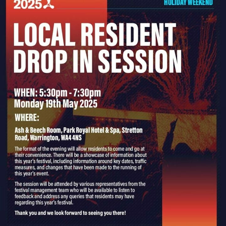 Creamfields 2025 Residents Invite Flyer