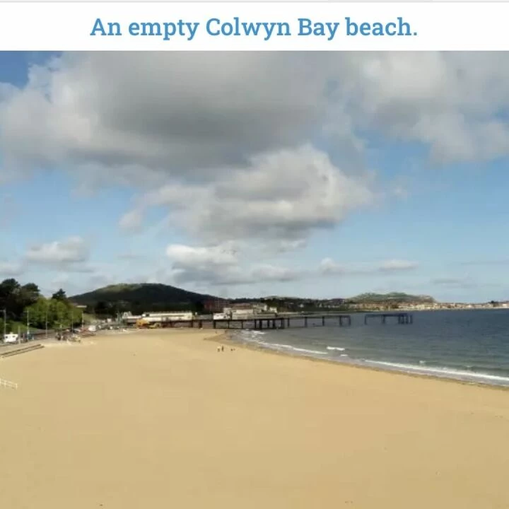 Sewage on beaches north wales