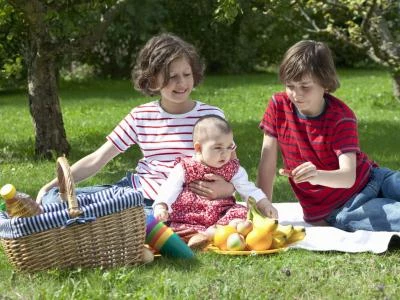 picnic with fruit