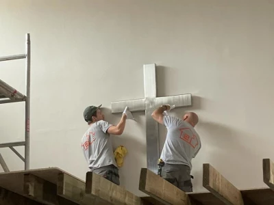 The cross reinstated