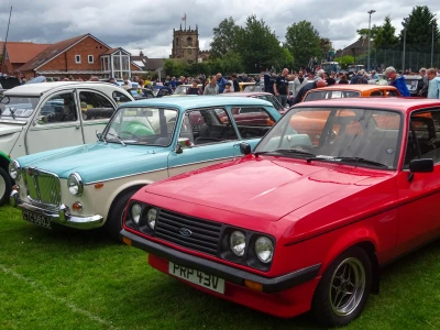 Vehicles On Display On Audlem Playing Field