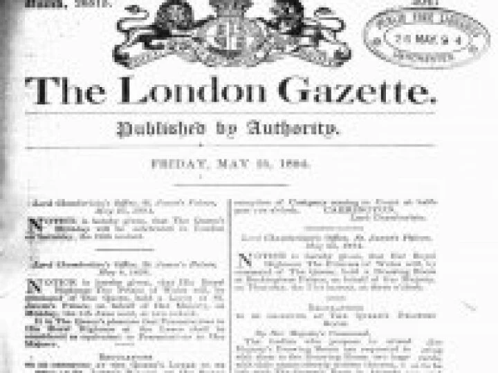 1894 The London Gazette