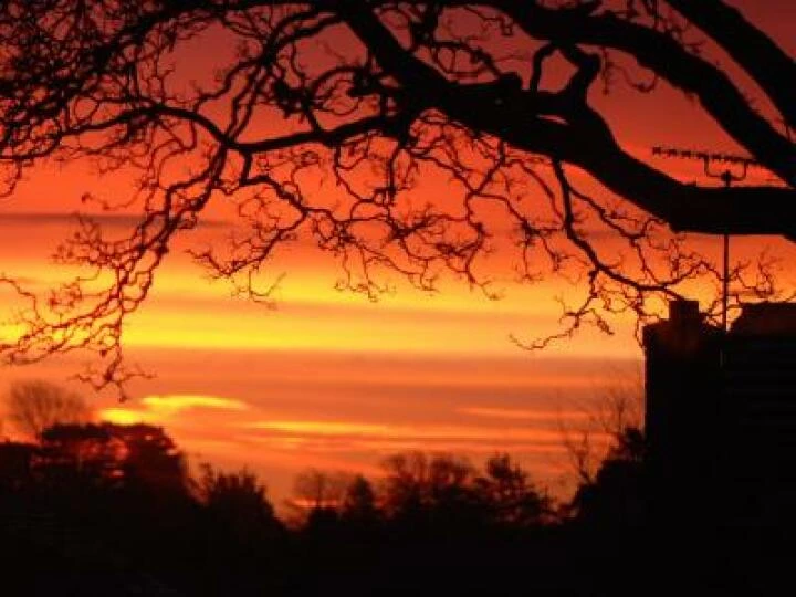 Sunrise over Audlem