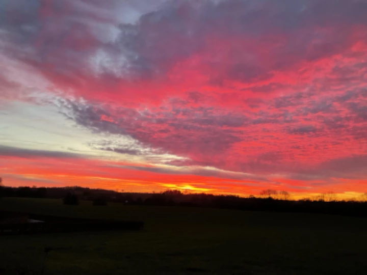 Sunset over Swanbach