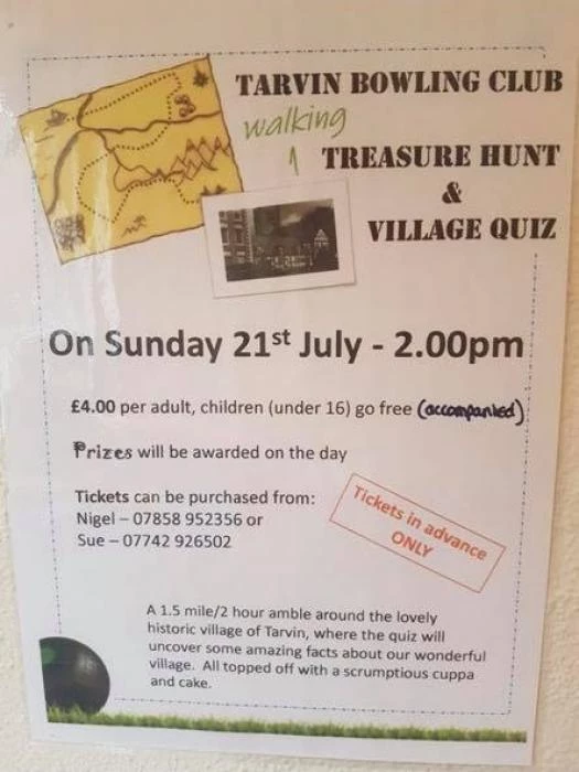 bowling club treasure hunt