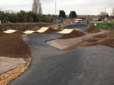 bulwell pump track groundworks