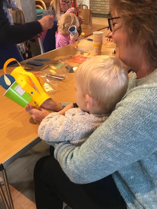 busy craft table