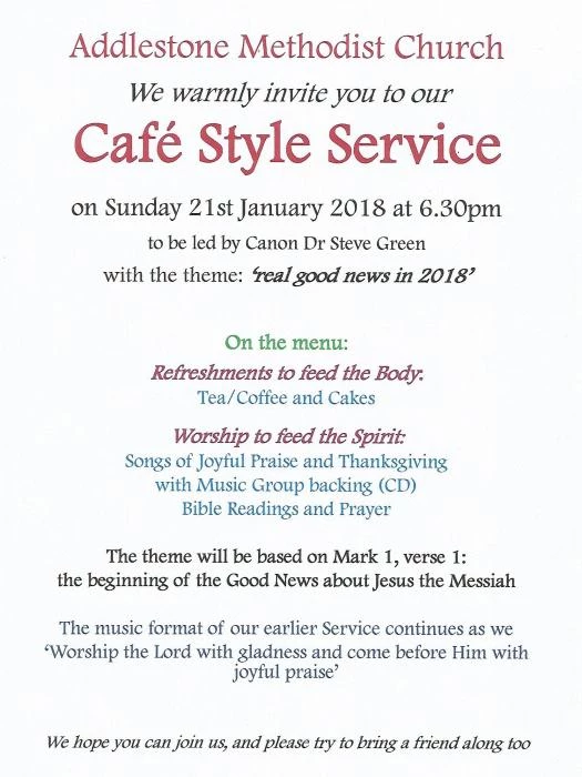 cafe style service  addlestone
