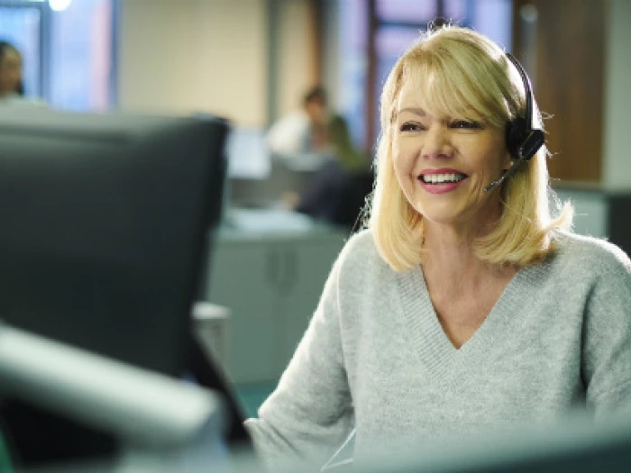 call centre worker
