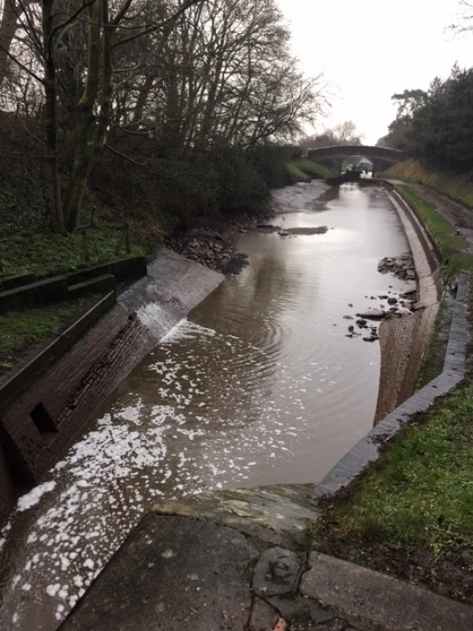 canal emptying