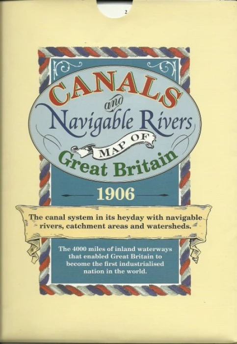 canals map of great britain 1906