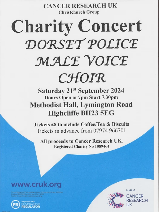 charity concert highcliffe methodist
