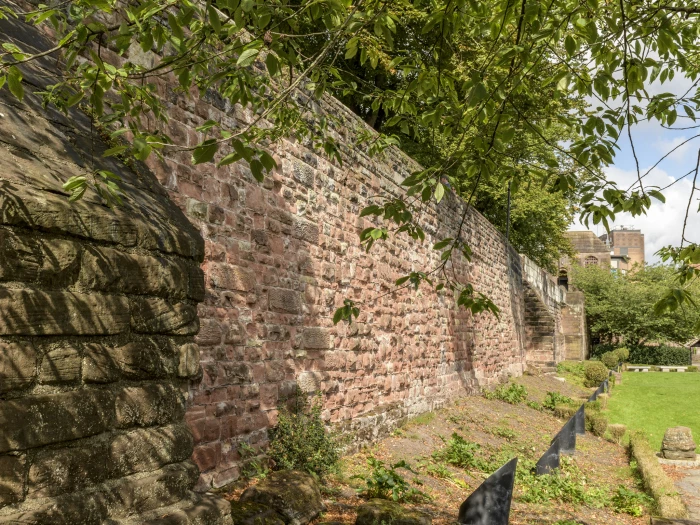 chester city walls  roman gardens