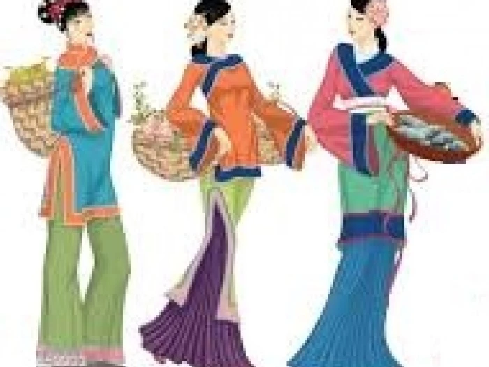 chinese ladies walking