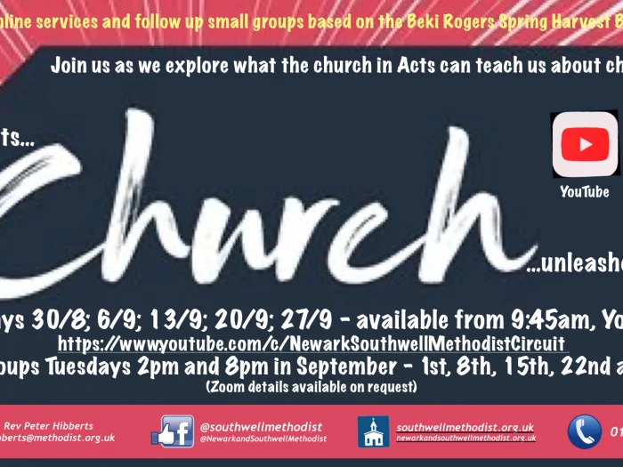 church  acts series  flyer