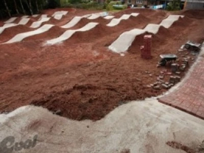 clark  kent skills bmx pump track landscaping