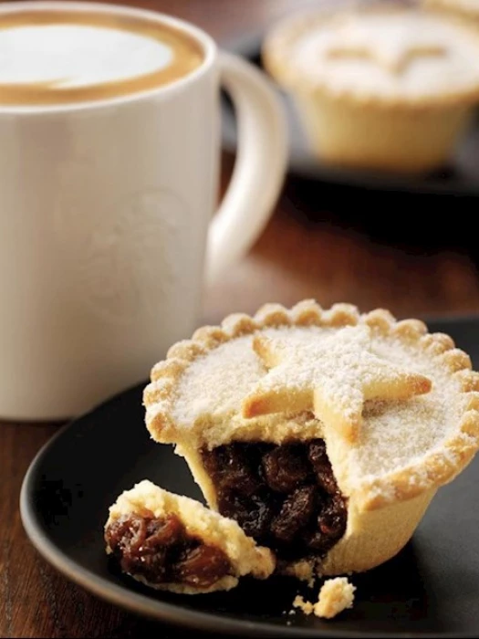 coffee and mince pie