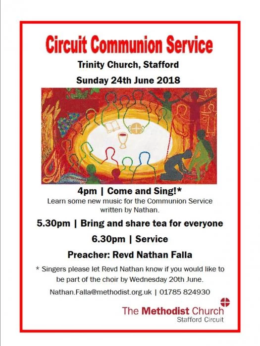 come and sing poster