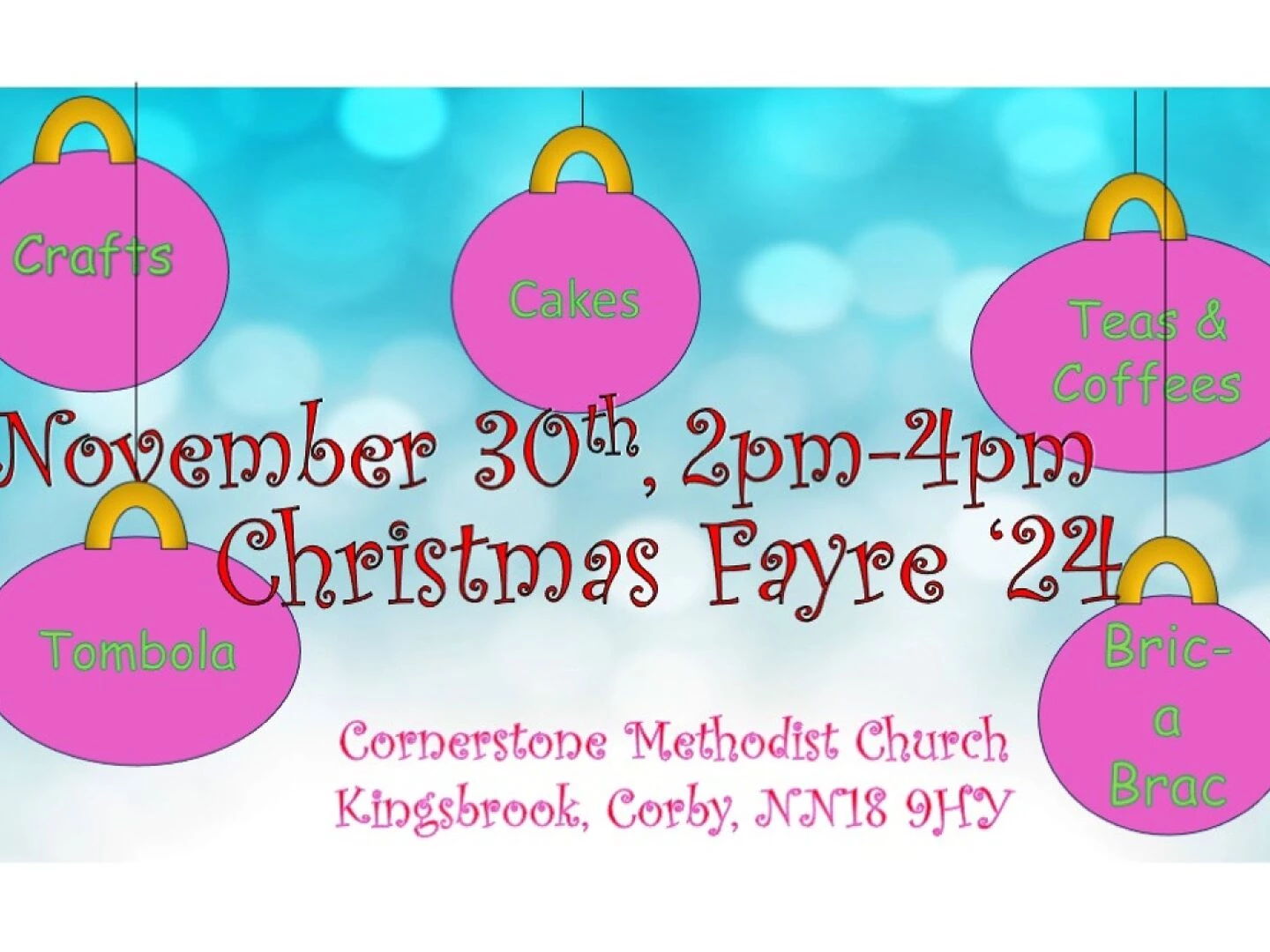 cornerstone christmas fayre