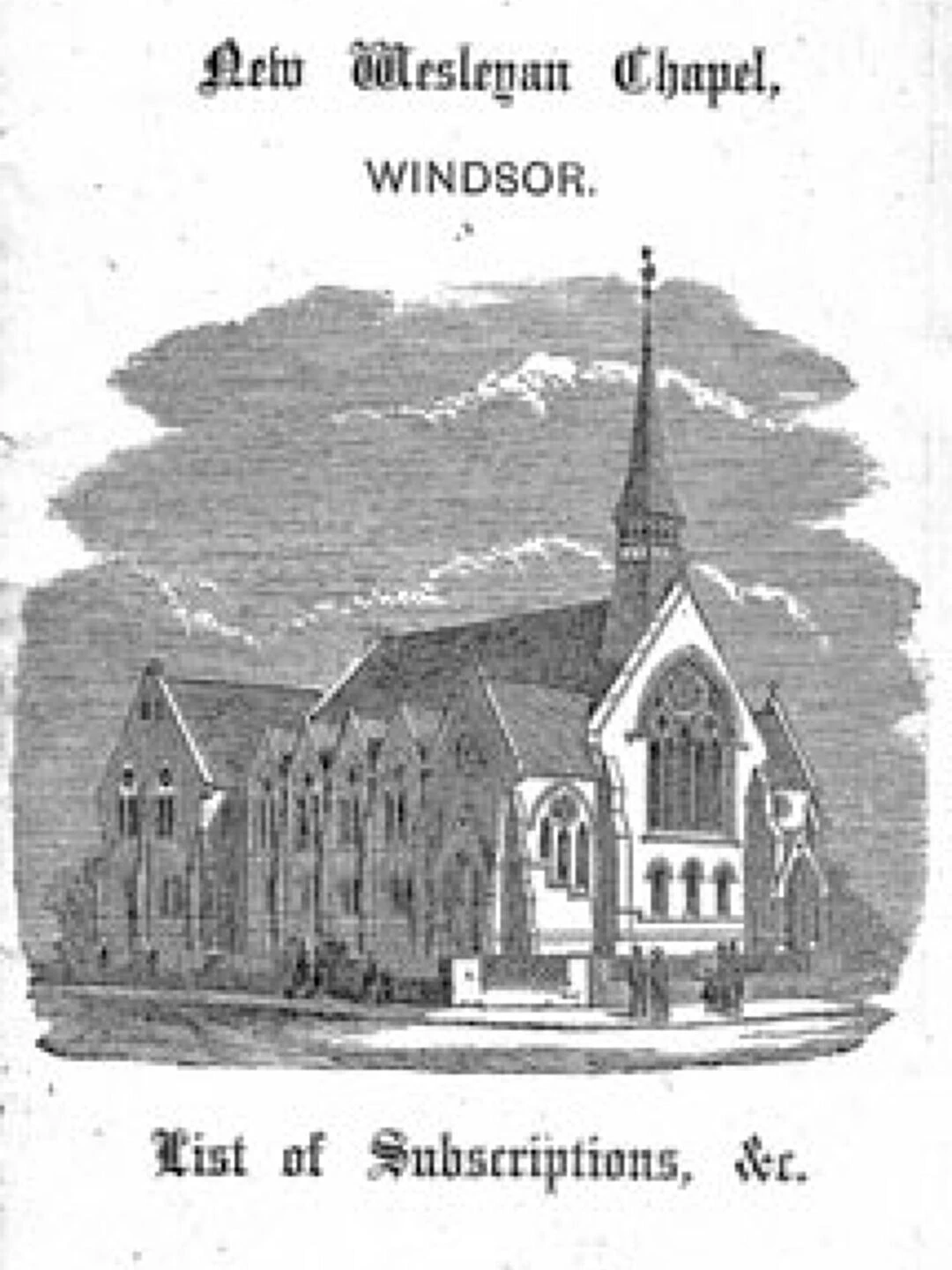 cover of subscription booklet