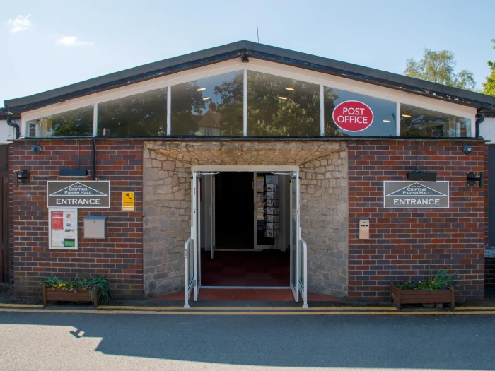 criftins parish hall  post office
