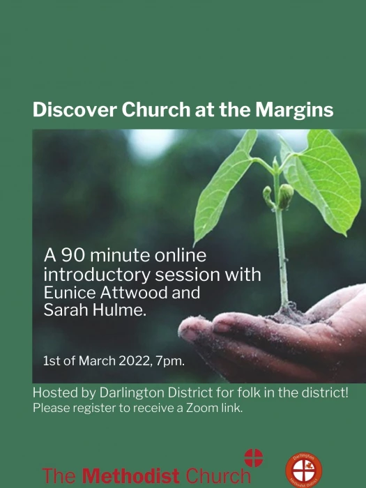 discover church at the margins poster