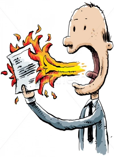 document on fire 01