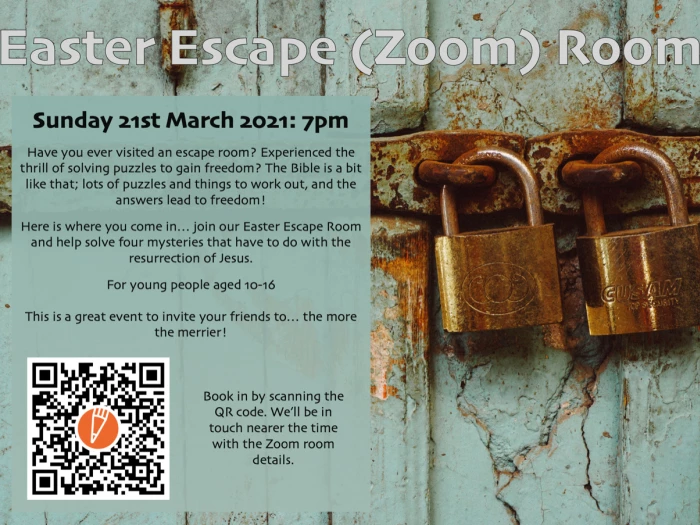 easter escape room flyer