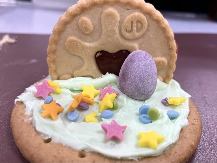 easter tomb biscuits made by our young peoplehappy easter from god squad