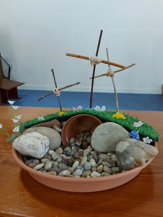 empty cross