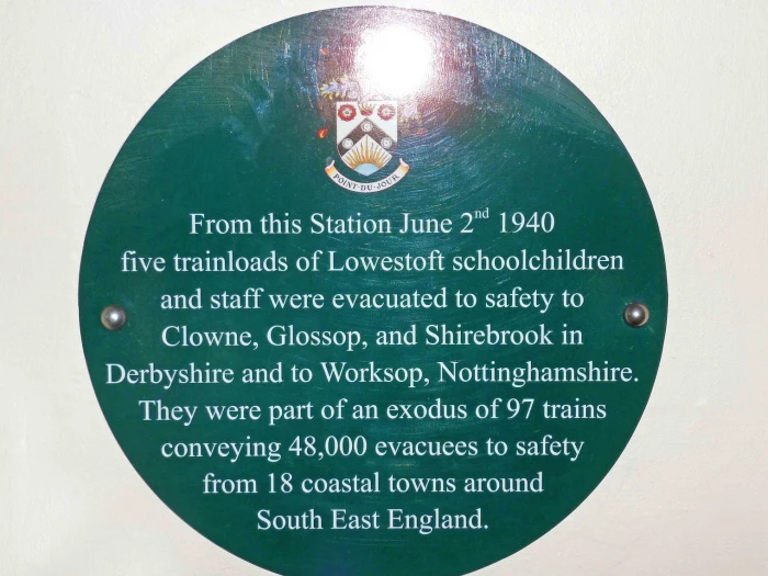 evacuation plaque