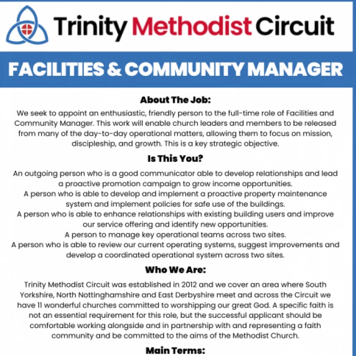 facilities and community manager