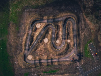 farnborough pump track layout