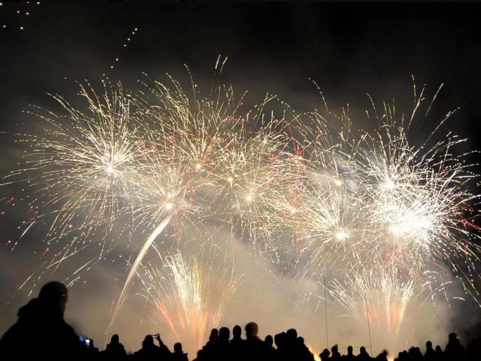 fireworks display