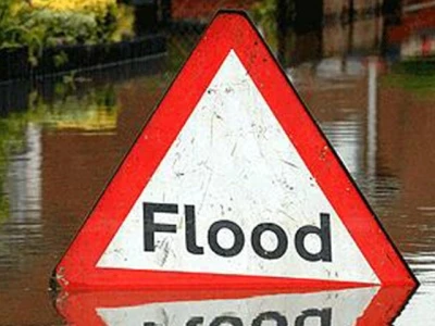 flood warning sign floods