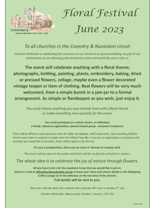 floral festival centenary celebrations 2023