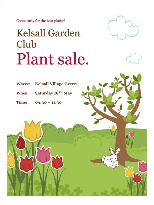 gardening club may 24 sale