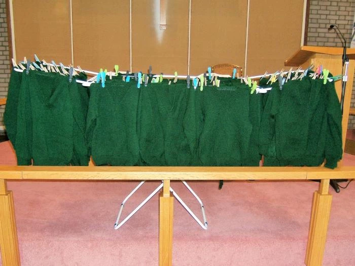 green jumpers