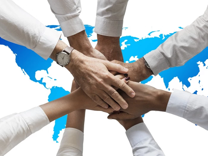 hands friendship together