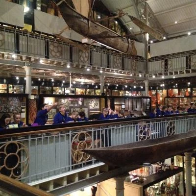 hcjs pupils at pitt rivers museum oxford