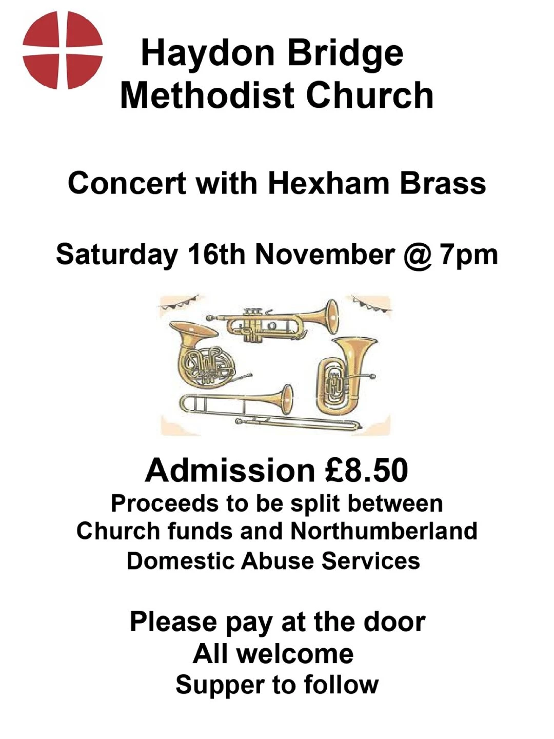 hexham brass concert haydon bridge