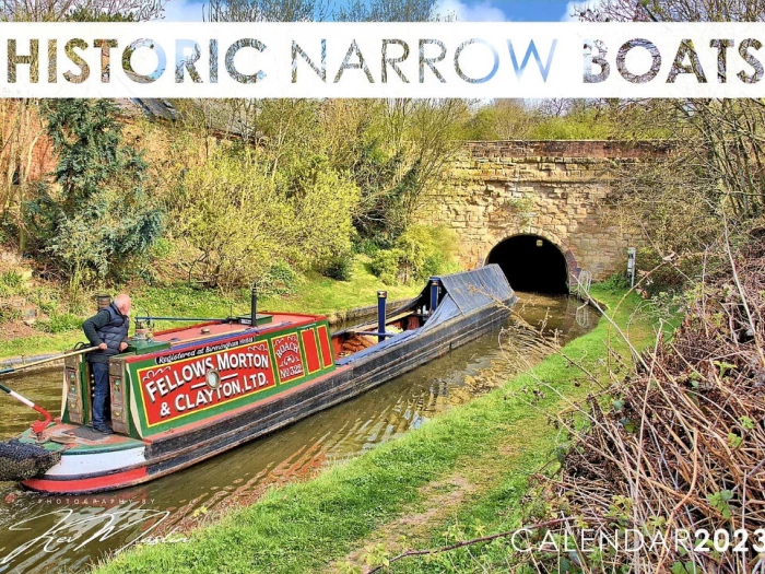 historic narrow boats calendar 2023